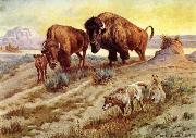 unknow artist, Buffalo Family